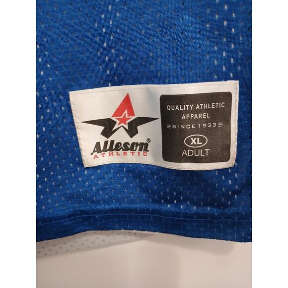 Vntg Gatorade Jr. NBA Championship Series Mesh Tank Top Mens XL Blue Reversible - Picture 15 of 15